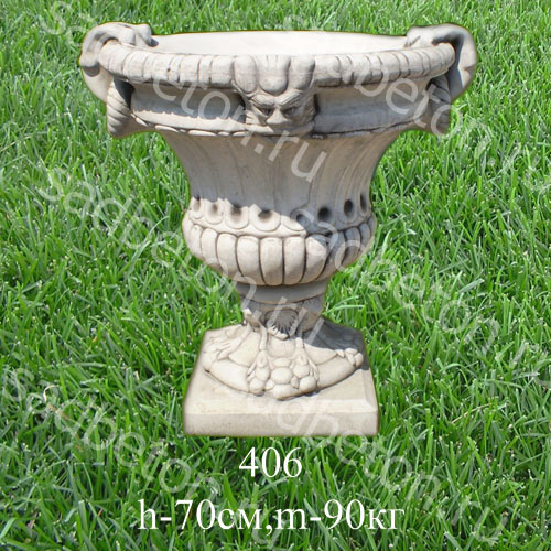 Цветочница бетонная (Вазон) №406 Цветочница бетонная (Вазон) №406
